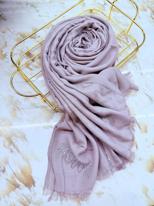 Cotton with assorted crystals