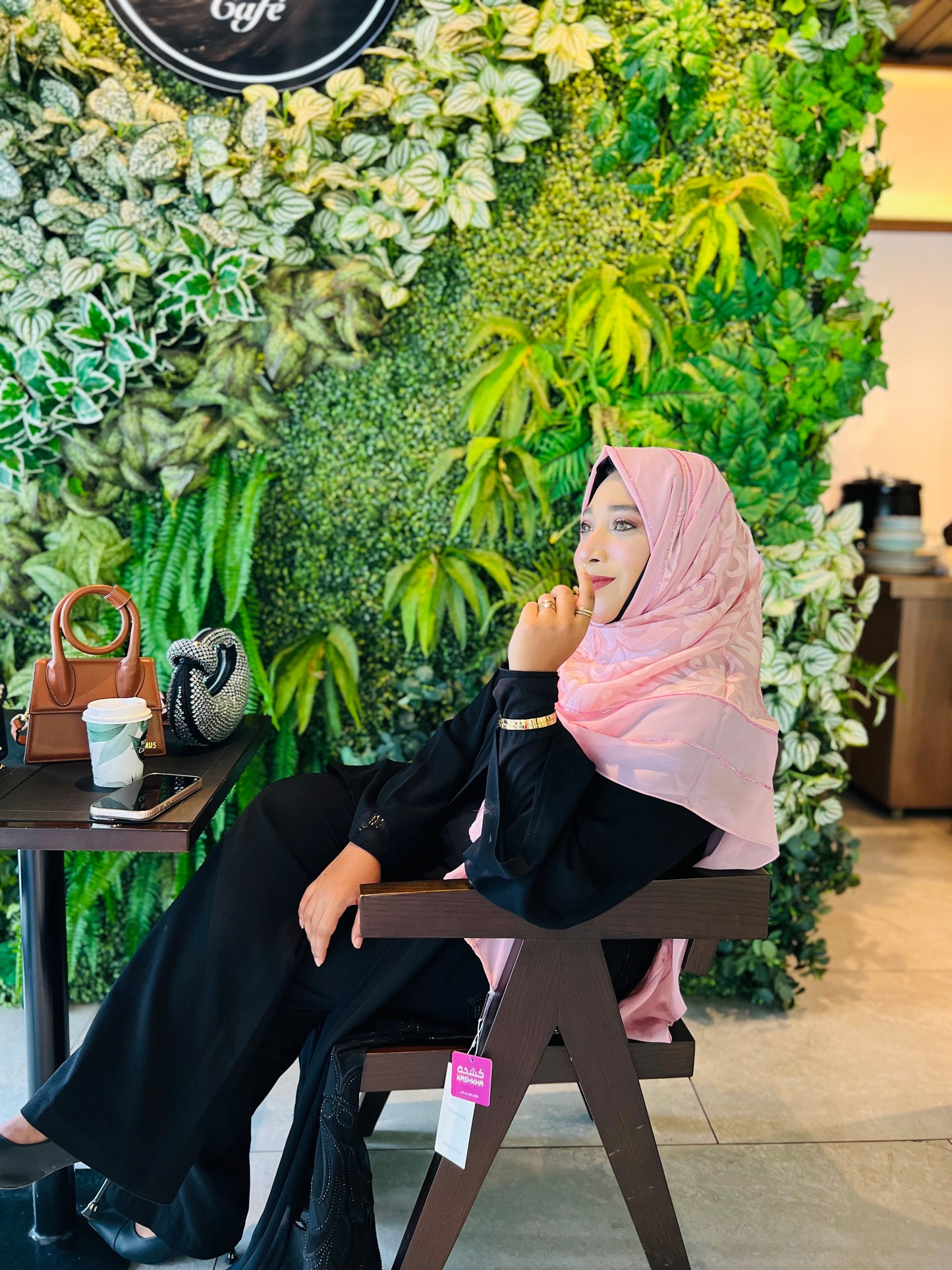 Chiffon Cut Crystal Encrusted Hijab
